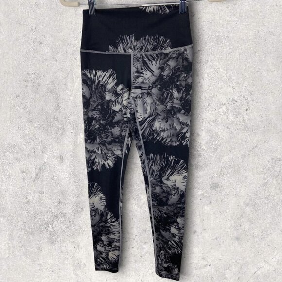 NEW Nordstrom Zella High Waist Leggings Size XS Studio Light Floral Print Boho - Picture 3 of 11